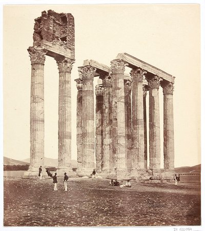 Tempel des olympischen Zeus, Athen von James Robertson