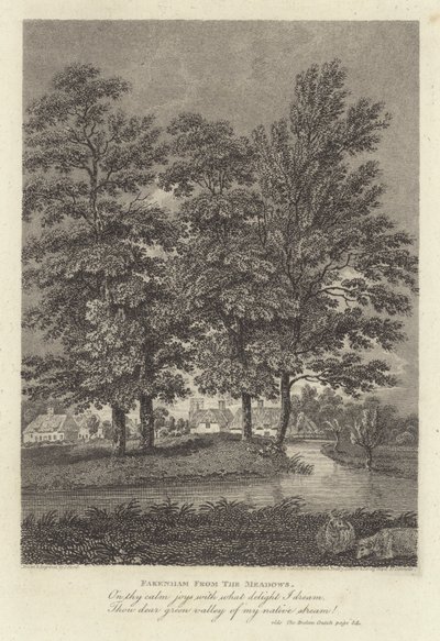 Robert Bloomfield, Dichter: Fakenham von den Wiesen von James Storer