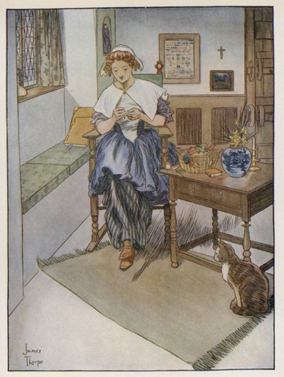 Illustration für The Compleat Angler von Izaak Walton von James Thorpe