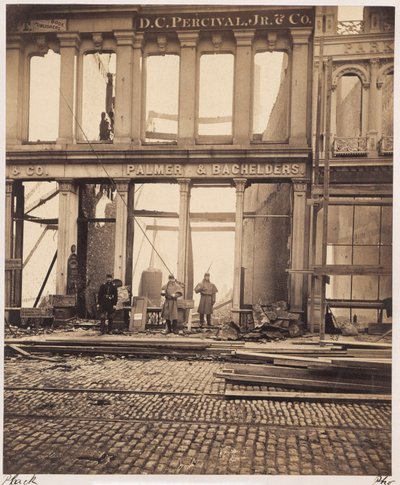 Nach dem Bostoner Brand, Washington Street von James Wallace Black
