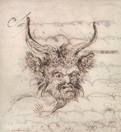 Ein Satyrkopf von James Ward