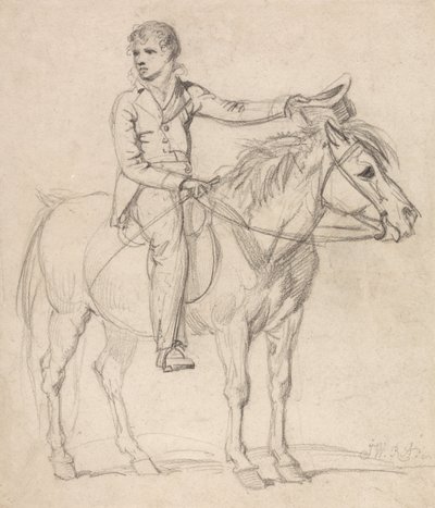 Lord Stanhope (später Earl of Chesterfield) als Junge, auf einem Pony reitend von James Ward