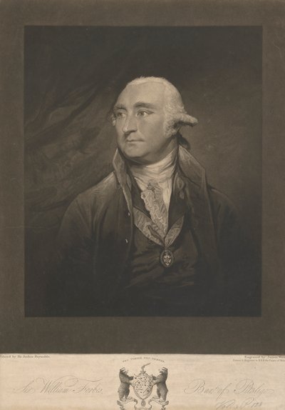 Sir William Forbes, 6. Baronet von Monymusk und Pitsligo von James Ward
