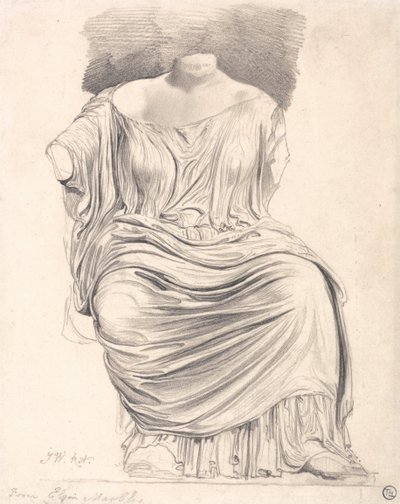 Studie einer Skulptur: von den Elgin Marbles von James Ward