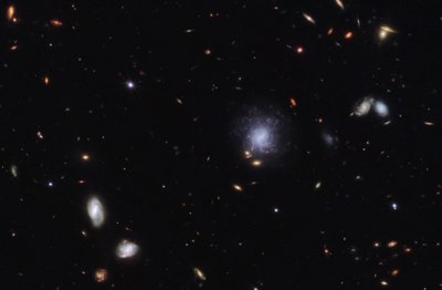 Kilonova und Heimatgalaxie von James Webb Space Telescope (NASA)