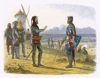 Edward verweigert seinem Sohn Hilfe bei Crécy von James William Edmund Doyle