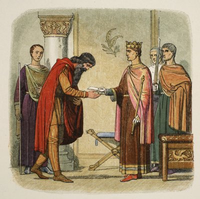 Heinrich autorisiert Dermod, Truppen zu erheben, 1170, aus 