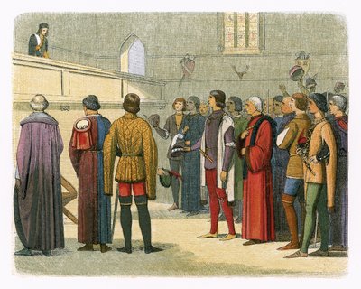 Richard wird eingeladen, die Krone zu übernehmen von James William Edmund Doyle