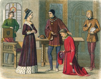 Der Earl of Warwick unterwirft sich Königin Margaret, 1470, 1864 von James William Edmund Doyle