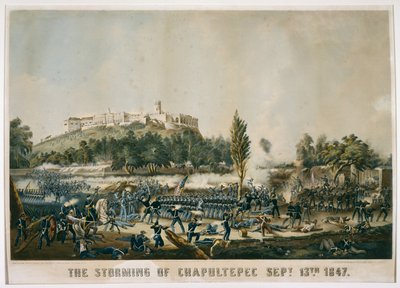 Der Sturm auf Chapultepec, 13. September 1847 von James after Walker