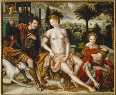 David und Bathseba von Jan (manner of) Massys