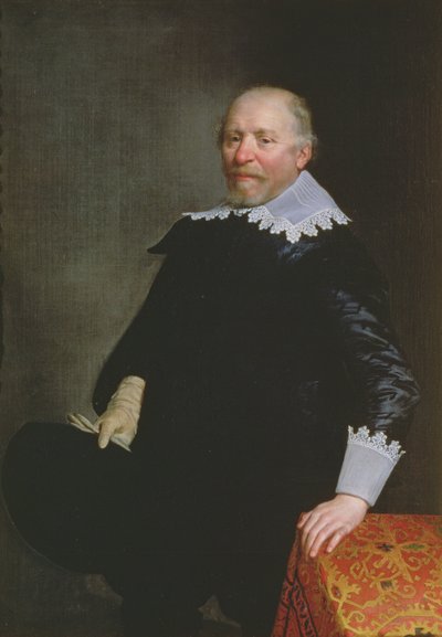 Porträt von Daniel Heinsius (1580-1655), niederländischer klassischer Gelehrter und Dichter von Jan Anthonisz. van Ravesteyn