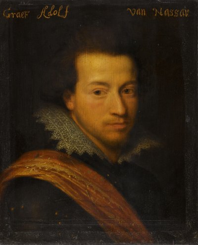 Porträt von Adolf, Graf von Nassau-Siegen von Jan Antonisz van Ravesteyn (workshop of)
