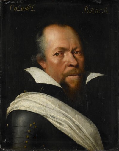 Porträt von Sir William Brog, Oberst der Old Scotch Guards von Jan Antonisz van Ravesteyn (workshop of)