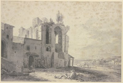 Römische Ruinen von Jan Asselijn