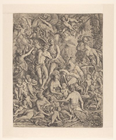 Johannes der Evangelist und Johannes der Täufer von Jan Baptist Herregouts