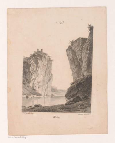 Felsen am Wasser (Principes de paysages dessinés d