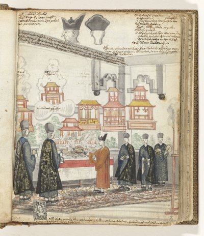 Chinesischer Opfertag in Batavia von Jan Brandes