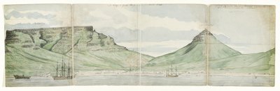 Der Tafelberg und Kapstadt vom Meer aus gesehen von Jan Brandes
