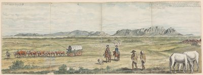 Khoikhoi und Kolonisten auf der Kapebene von Jan Brandes