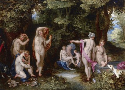 Diana und Actaeon von Jan Brueghel the Elder