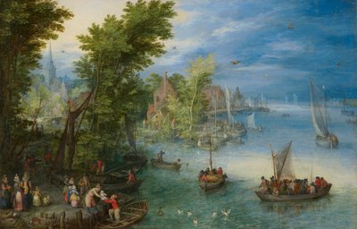 Flusslandschaft von Jan Brueghel the Elder