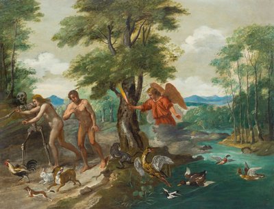 Adam und Eva im Paradies von Jan Brueghel the Younger