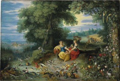 Eine Allegorie von Wasser und Erde von Jan Brueghel the Younger