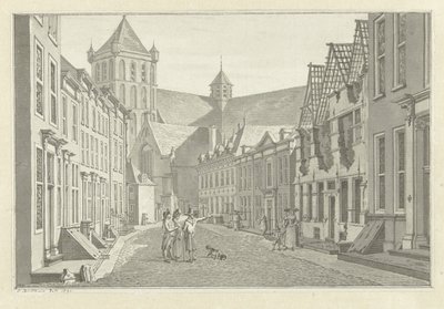 Ruine des Hauses von Lucas van Steveninck in Middelburg, 1787 von Jan Bulthuis (signed by artist)