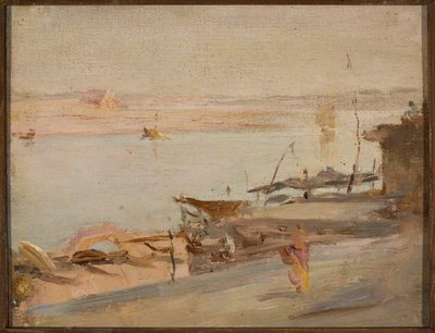 Benares, Ganges. Aus einer Reise nach Indien von Jan Ciągliński