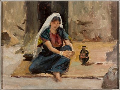 Mädchen aus Jerusalem. Aus der Reise nach Palästina von Jan Ciągliński