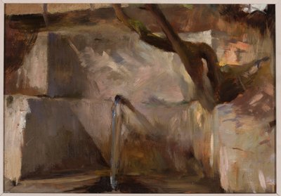 Brunnen in der Umgebung von Jalta. Von der Reise auf die Krim von Jan Ciągliński