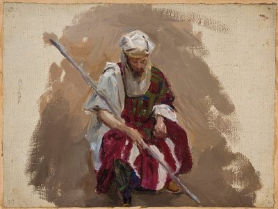 Mariino - Porträt in afrikanischer Tracht von Jan Ciągliński