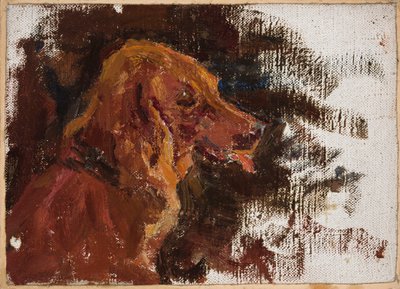 Mariino - Studie eines Hundekopfes für das „Porträt des Fürsten Golizyn“ von Jan Ciągliński