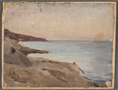 Meereslandschaft - Jalta. Von der Reise auf die Krim von Jan Ciągliński
