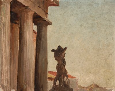 Vor dem Bergbauinstitut in Petersburg von Jan Ciągliński