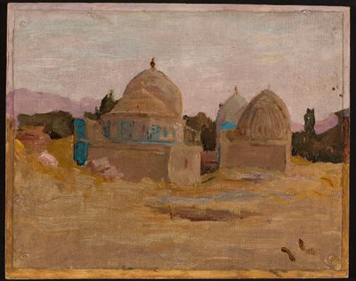 Samarkand - Schah-i-Sinda-Moschee. Von einer Reise nach Turkestan von Jan Ciągliński
