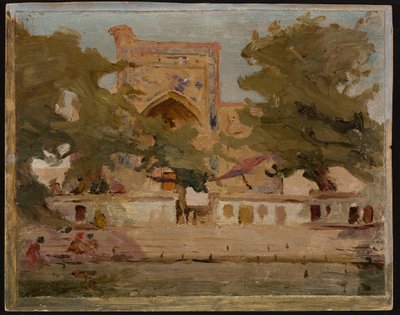 Alt-Buchara - Moschee am See. Von einer Reise nach Turkestan von Jan Ciągliński