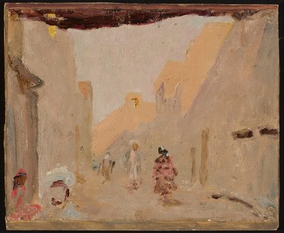 Altes Taschkent am Abend. Aus der Reise nach Turkestan von Jan Ciągliński