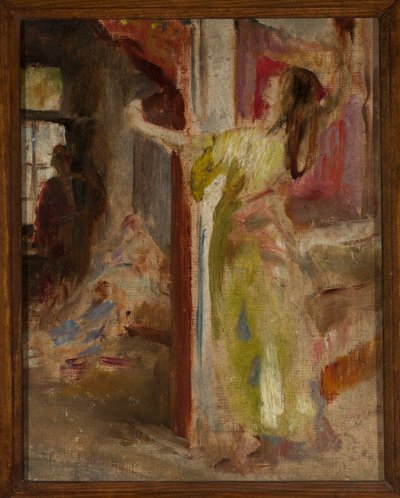 Studie zum Gemälde „Potocka in Bachtschyssaraj“ von Jan Ciągliński