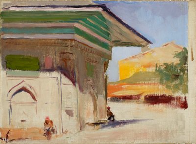 Straße einer südlichen Stadt. Von einer Reise nach Konstantinopel von Jan Ciągliński