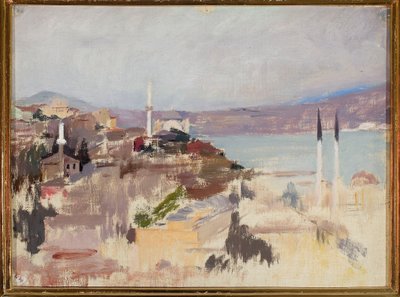 Ansicht des Bosporus. Von der Reise nach Konstantinopel von Jan Ciągliński