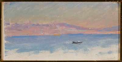 Blick auf Konstantinopel. Von der Reise nach Konstantinopel von Jan Ciągliński