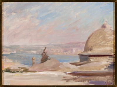 Ansicht des Hafens. Von der Reise nach Konstantinopel von Jan Ciągliński