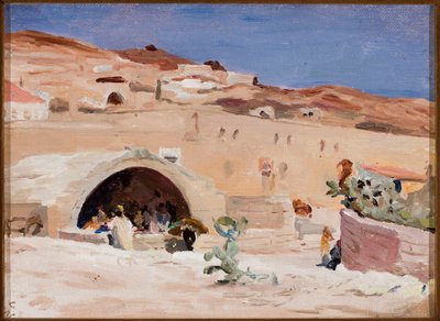 Quelle der Jungfrau Maria in Nazareth. Von einer Reise nach Palästina von Jan Ciągliński