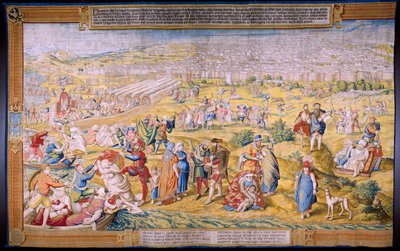 Die Eroberung von Tunis: Die Plünderung von Tunis. von Jan Cornelisz Vermeyen