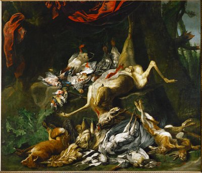 Stillleben mit reichlich Wild von Jan Fyt