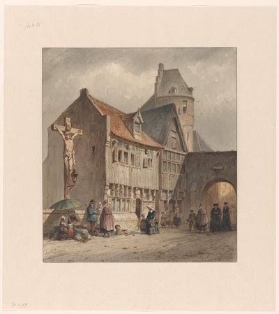 Straße in Antwerpen von Jan Gerard Smits