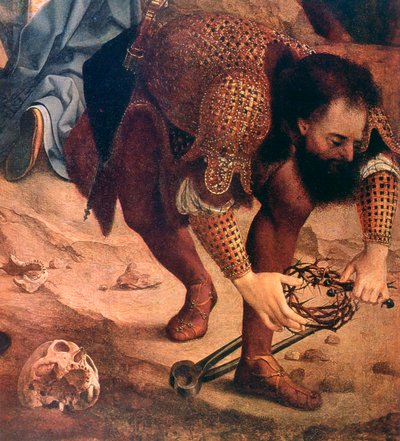 Die Kreuzabnahme (Detail), um 1520 von Jan Gossaert