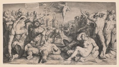 Fortuna verteilt ihre Geschenke von Jan Harmensz. Muller